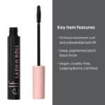 ⁦ELF- PITCH BLACK 9.2g إي.إل.إف. ماسكارا Lash ’N Roll® لتجعيد ورفع الرموش، أسود داكن للغاية، 0.32 أونصة (9.5 غرام)⁩ - الصورة ⁦14⁩